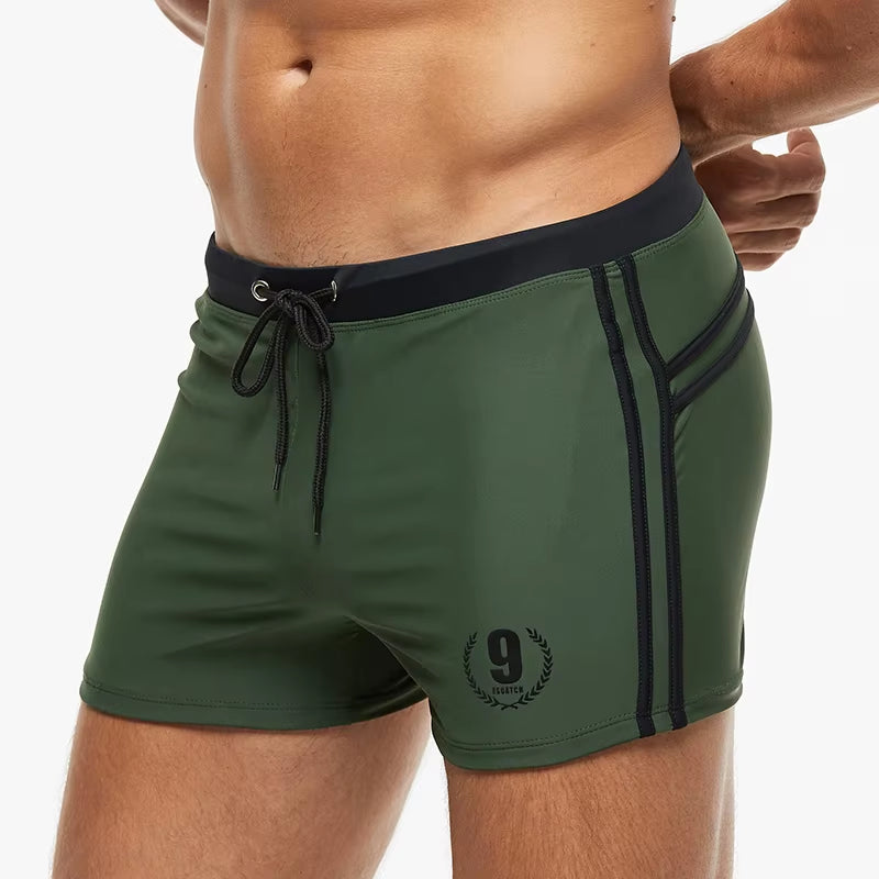 Mens Swimwear Maillot De Bain Boy Swim Suits Boxer Shorts Swim Trunks Men Swimsuit Surf Banadores