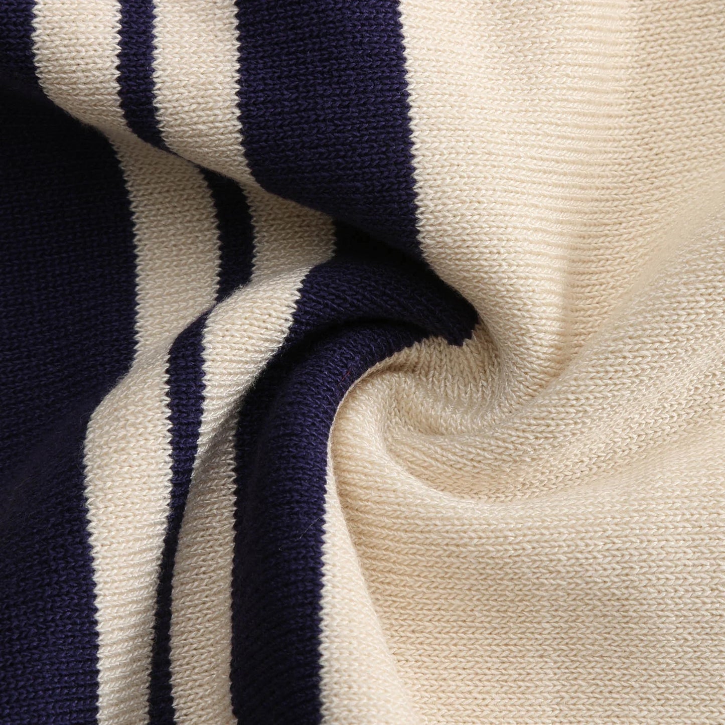 Men'S Short Sleeve Shirt Knit Striped Lapel Shirt Tops