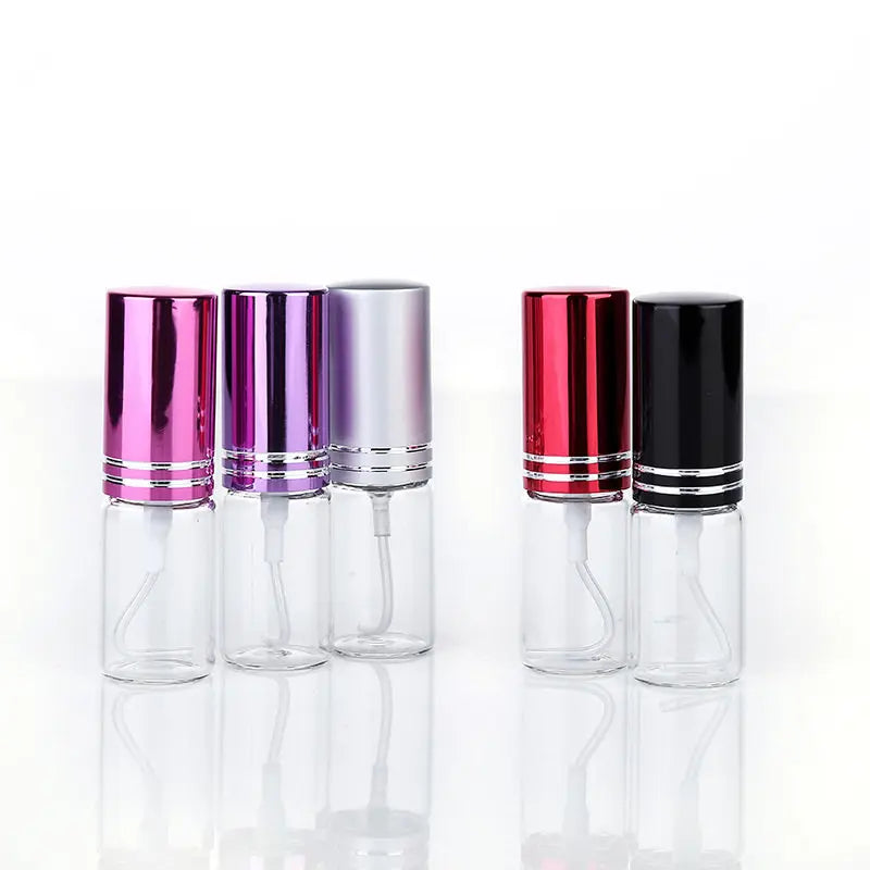 20Pcs/Lot New 5Ml 10Ml Travel Portable Perfume Bottle Spray Bottles Sample Empty Containers Atomizer Mini Refillable Bottles