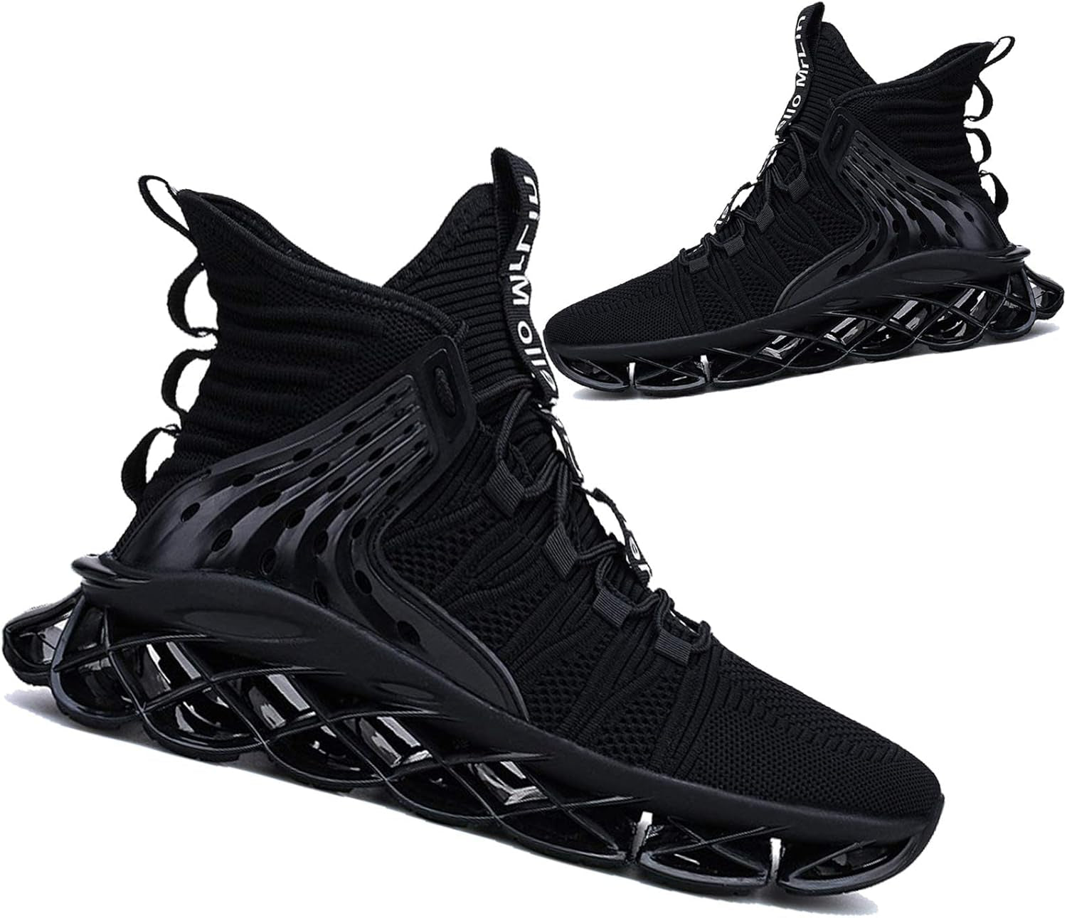 Men'S Running Shoes Non Slip Athletic Tennis Walking Blade Type Sneakers Hip Hop