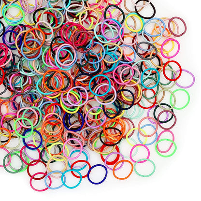 Ligas Para El Cabello Para Niñas Colitas Para El Pelo Variedad De Colores 200Pcs