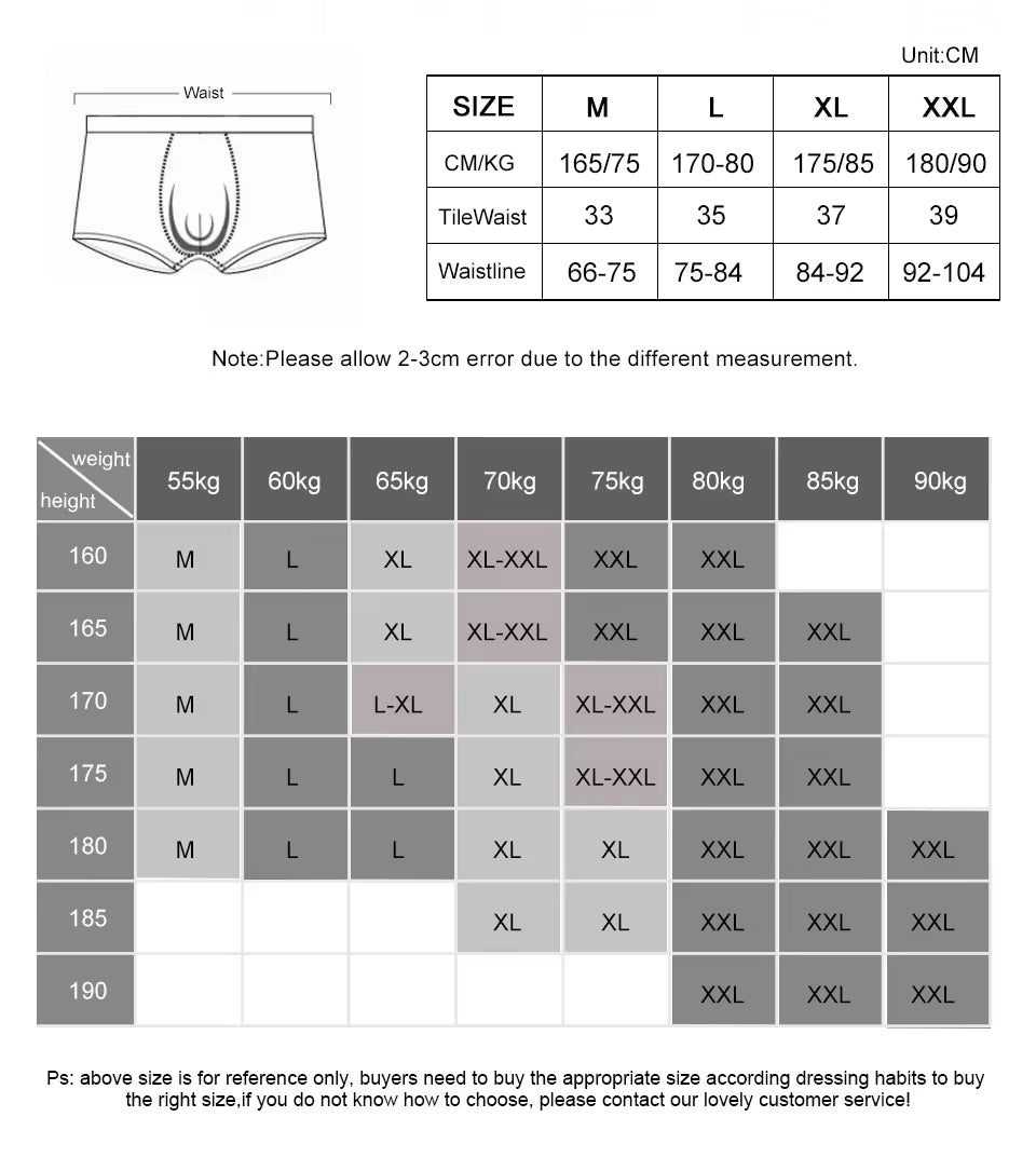 Men Underwear Boxer Shorts Cotton Soft Cueca Masculina Boxers Homme Calzoncillos Underpants
