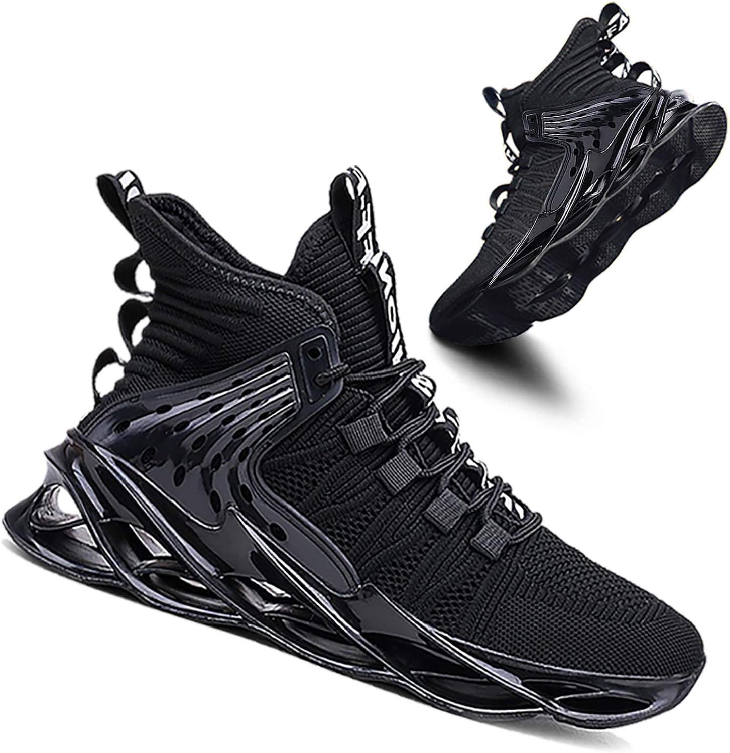 Men'S Running Shoes Non Slip Athletic Tennis Walking Blade Type Sneakers Hip Hop