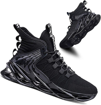 Men'S Running Shoes Non Slip Athletic Tennis Walking Blade Type Sneakers Hip Hop