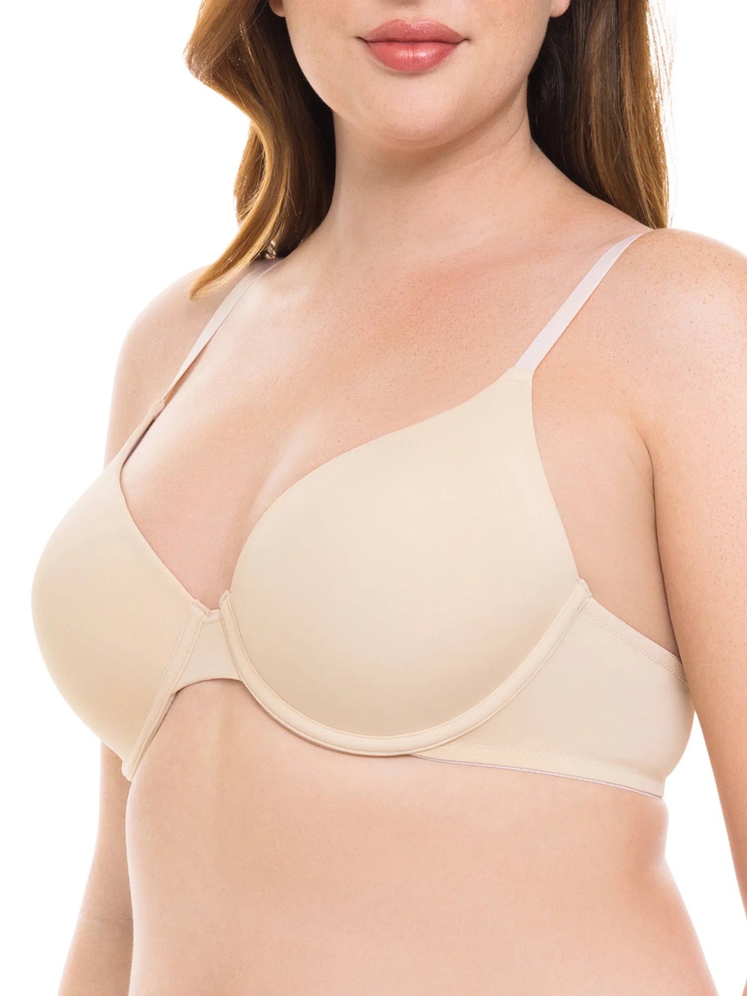 Women'S Lightly Lined Underwire T-Shirt Bra, Sizes 34A to 40DDD