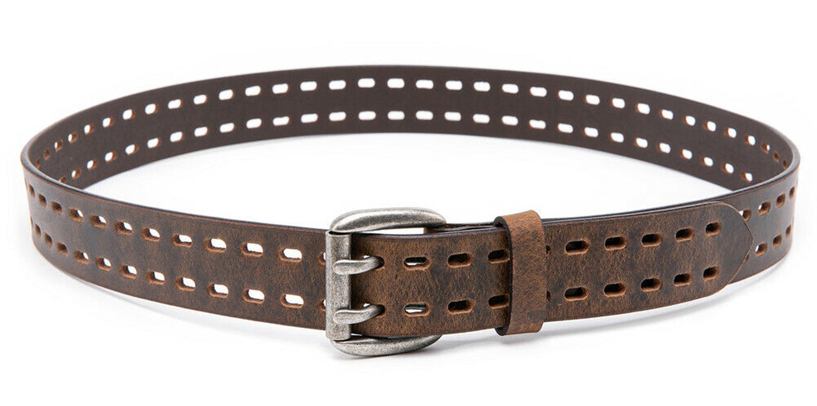 Men’S Top Grain Leather Belts for Men Genuine Solid Belt Workmen 1.5Inch Width