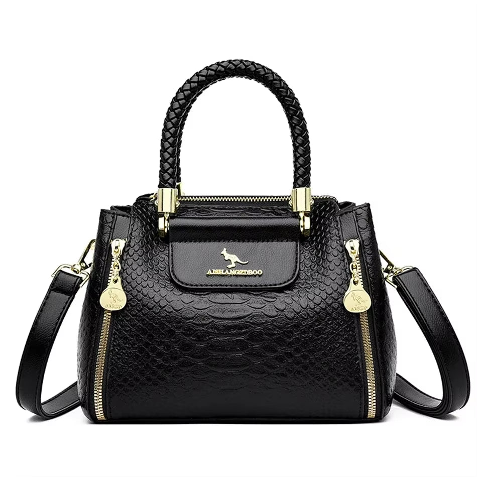 Fashion Crossbody Bags for Women Designer Ladies Purses and Handbags High-Quality Soft Leather Women Shoulder Messenger Bags Sac