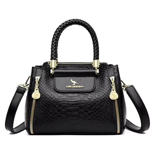 Fashion Crossbody Bags for Women Designer Ladies Purses and Handbags High-Quality Soft Leather Women Shoulder Messenger Bags Sac