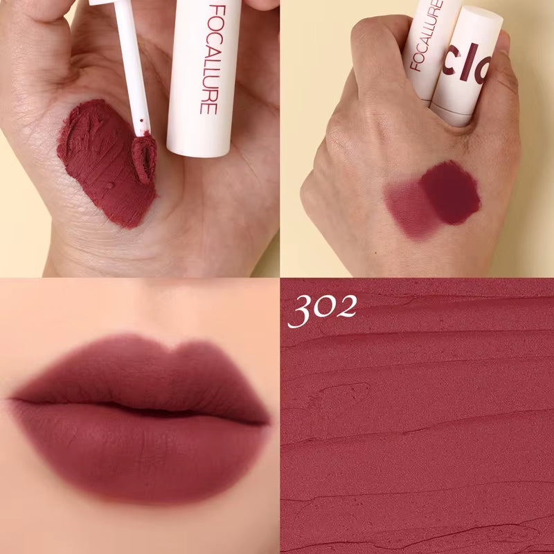 Matte Lipstick Velvet Mist Lip Clay Not Dry Lip Cream 25 Color Nude Lip Stick Waterpoof Lip Cosmetic Makeup Wholesale