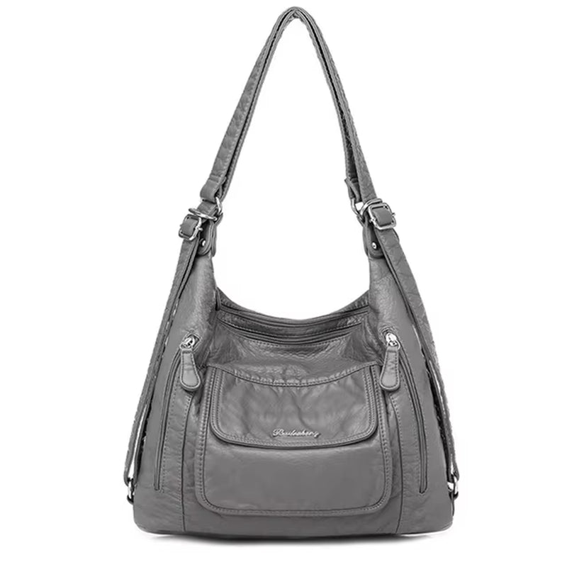 Genuine Leather Handbags Multifunction Casual Tote Bag Bagpack Mochilas Bags for Women Shoulder Bags Ladies Hand Bag Bolsas