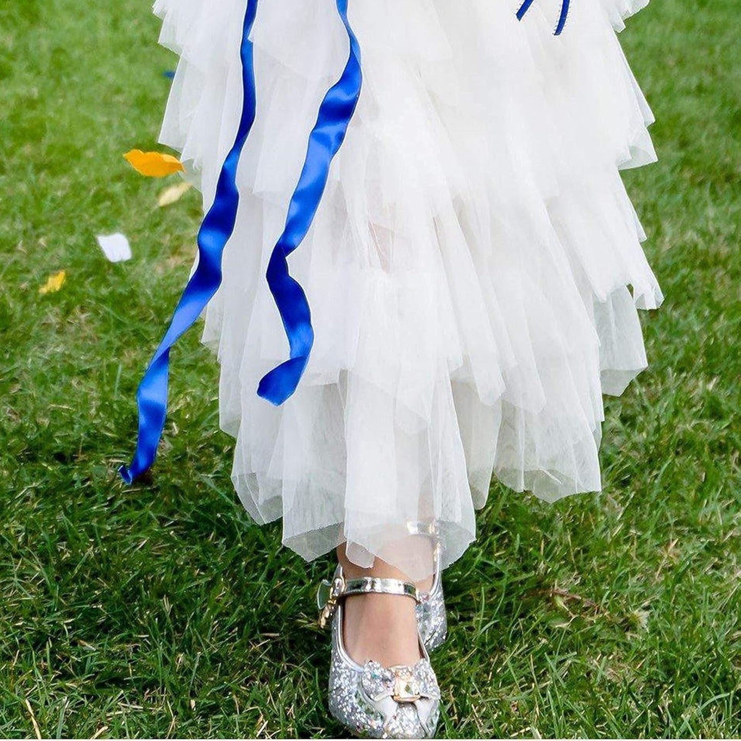 Flower Girls Wedding Party Heel Princess Shoes Flats for Kid Toddler