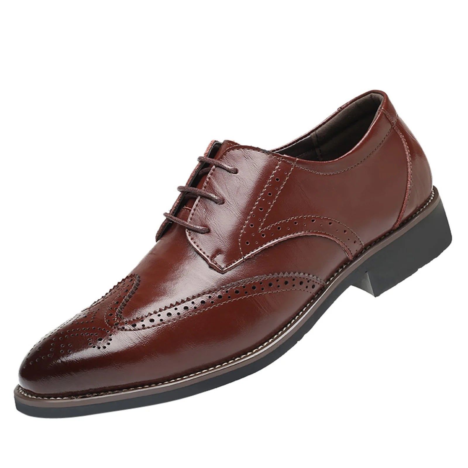 Classical Style Men'S Breathable Hollow Business Casual Pointed Shoes Mens Leather on Shoes for Women Shoes Men Casual Loafer Leather Mens Leather Dress Shoes 10 Mens Work Shoes