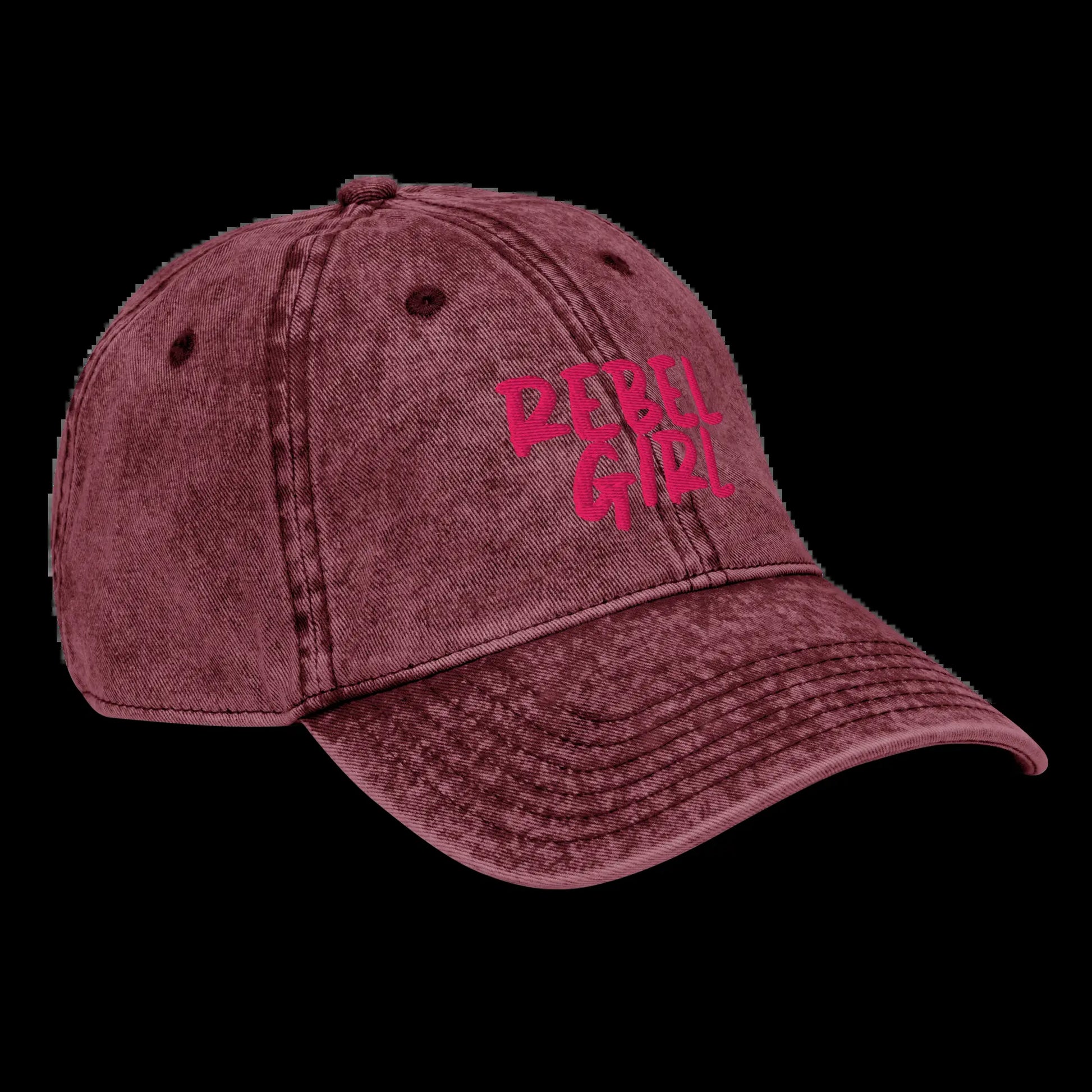 Vintage Cap REBEL GIRL Vintage Cotton Twill Cap