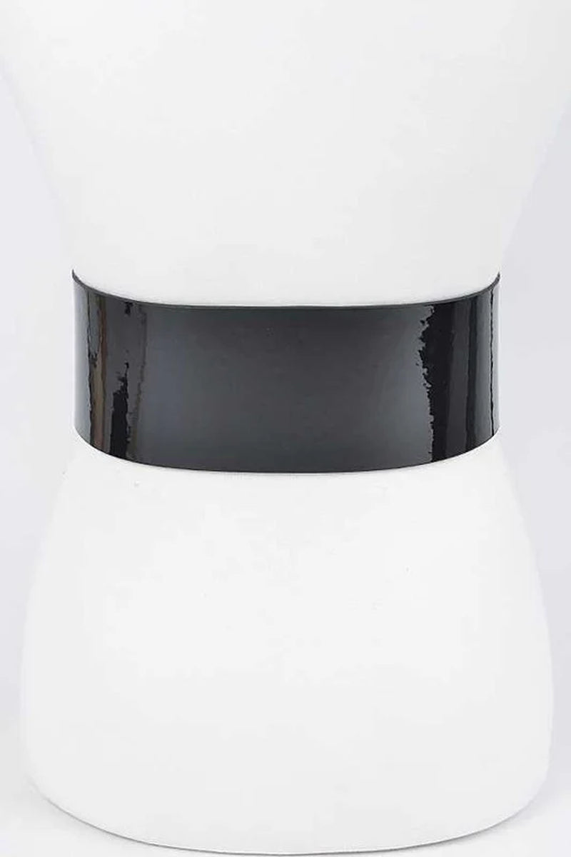 Patent Leather Statement Oversize Belt