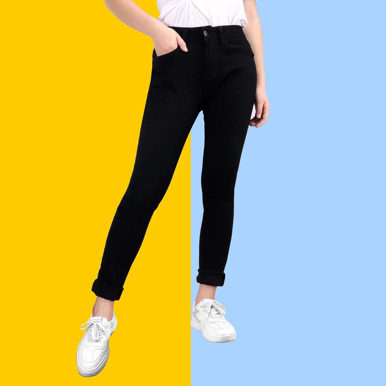 Women'S Skinny Jeans -Totally Shaping Skinny Jeans with 5 Pocket Jeans,Precision Stitching and Super Stretch