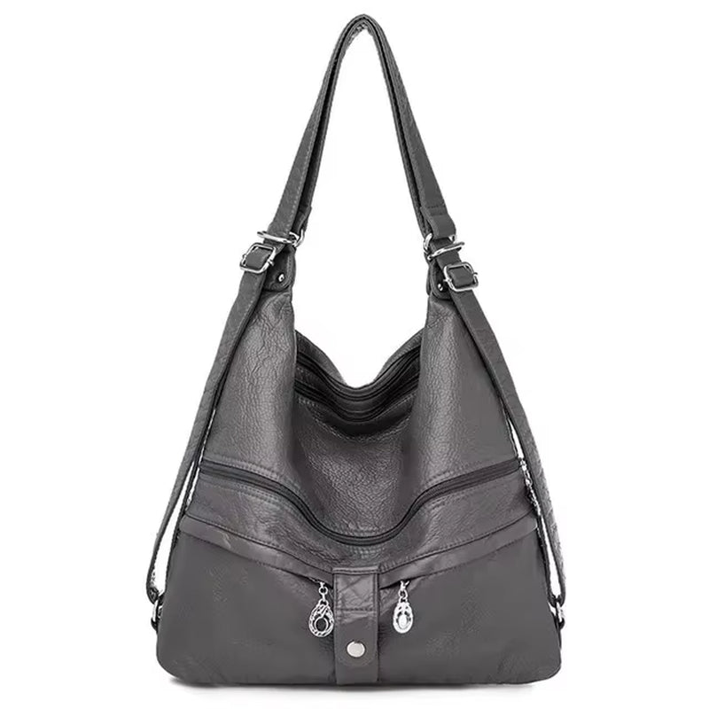 Genuine Leather Handbags Multifunction Casual Tote Bag Bagpack Mochilas Bags for Women Shoulder Bags Ladies Hand Bag Bolsas