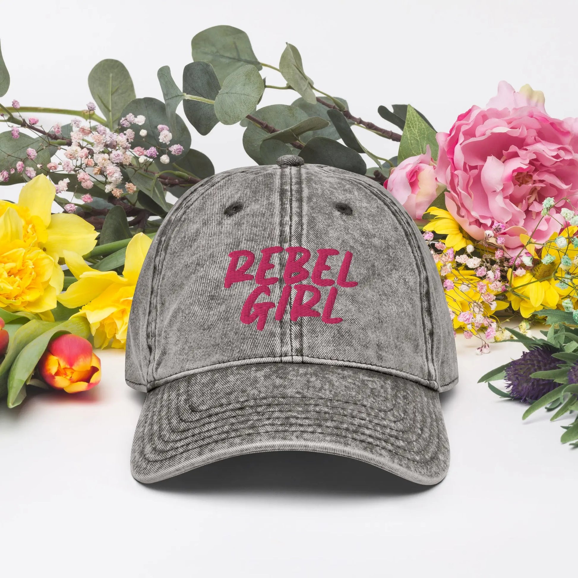 Vintage Cap REBEL GIRL Vintage Cotton Twill Cap