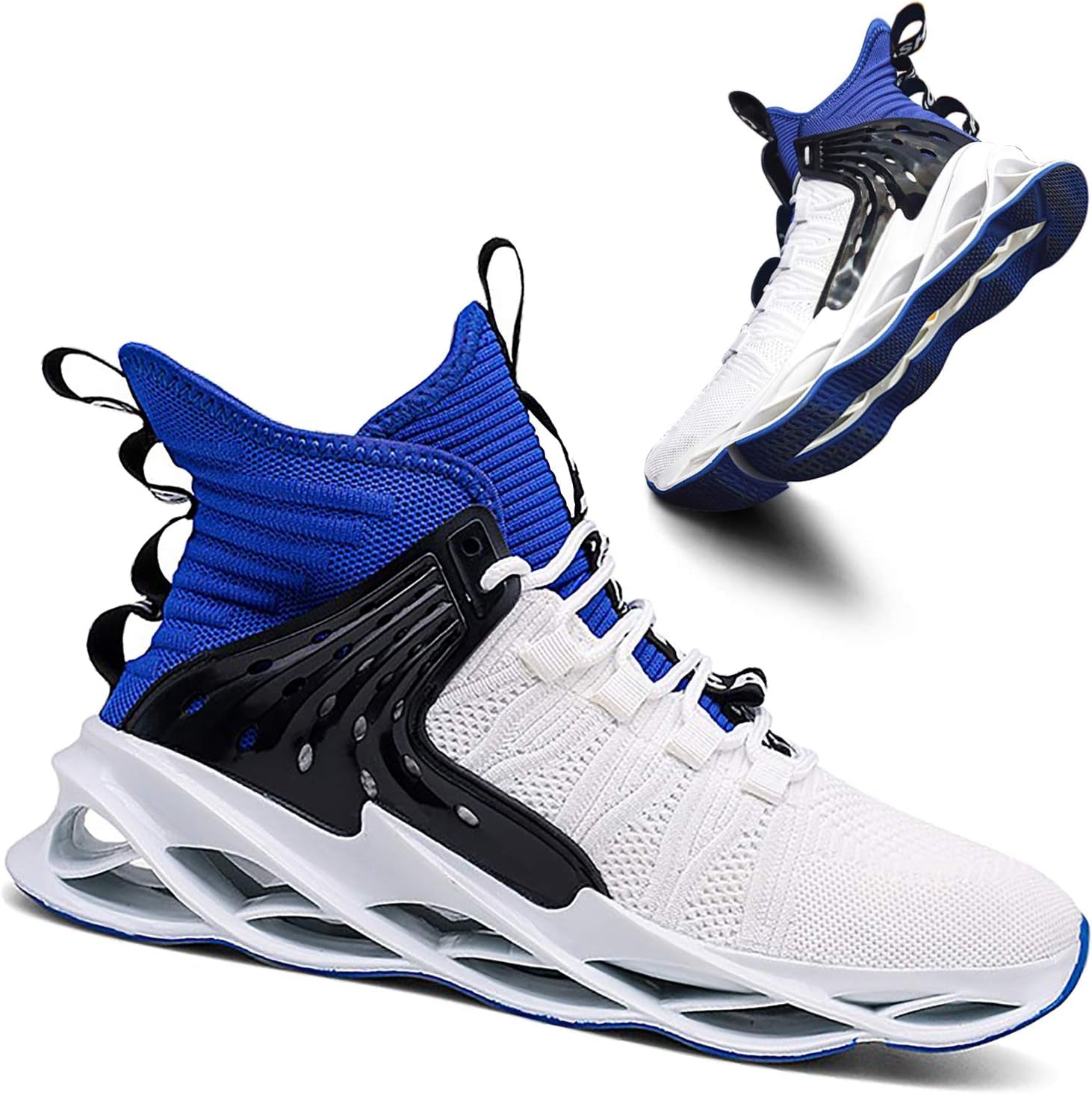 Men'S Running Shoes Non Slip Athletic Tennis Walking Blade Type Sneakers Hip Hop