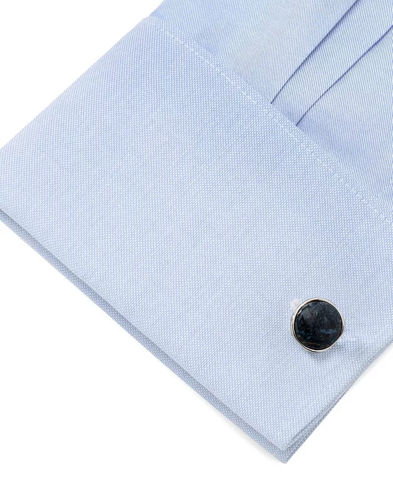 Men'S Sterling Silver Classic Formal Pietersite Cufflinks