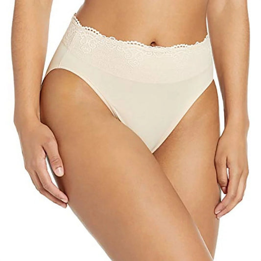 Women'S  Passion for Comfort Lace & Tailored Hi Cut Panty