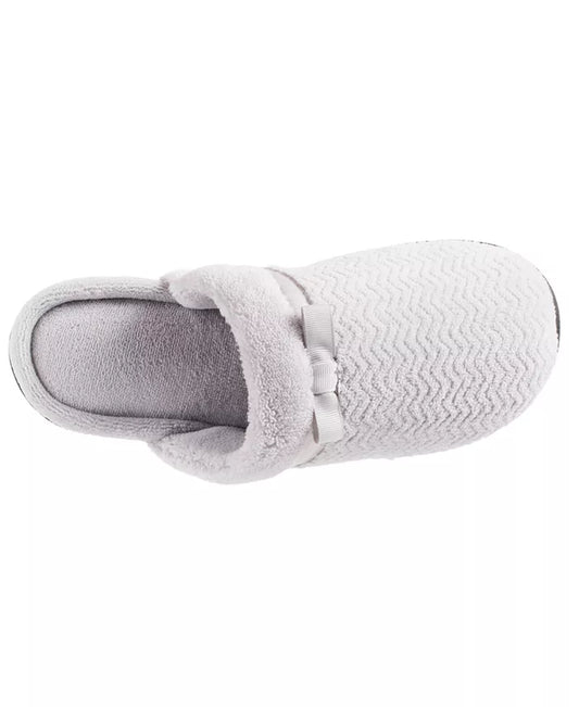 Isotoner Women'S Chevron Microterry Clog Slippers, Online Only