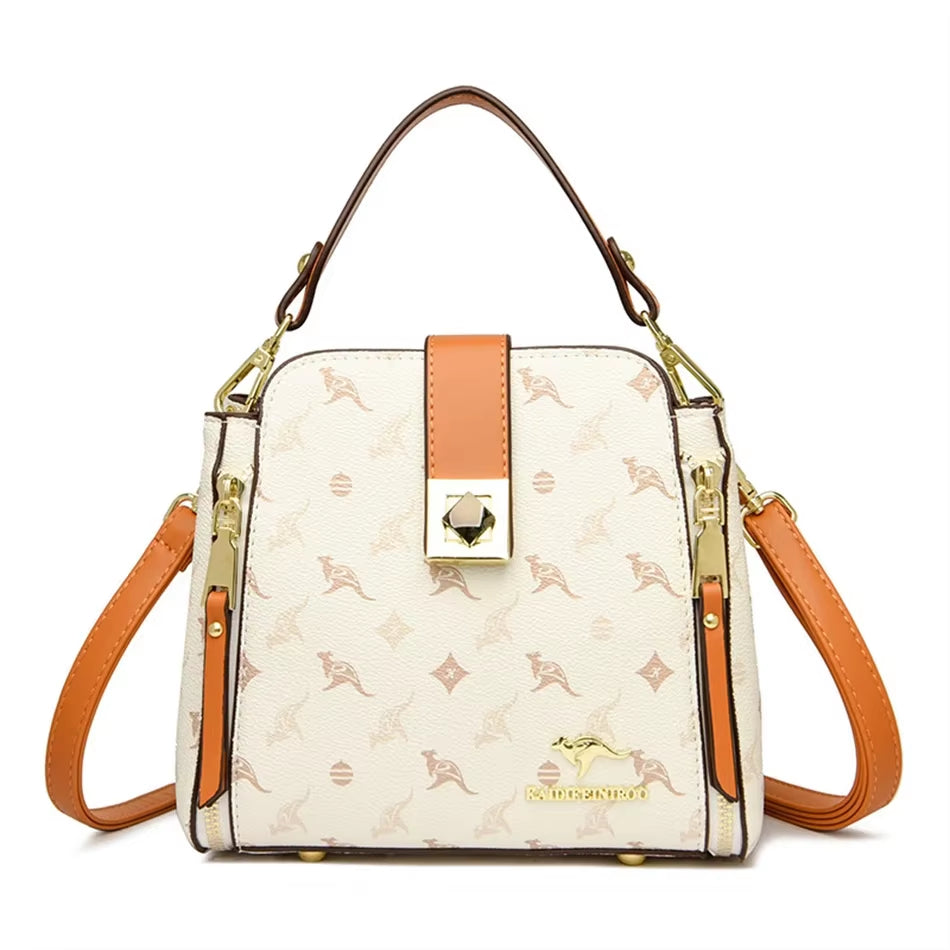 Luxury Genuine Brand Handbags Women'S Bags Designer Handle Bags High Quality Shoulder Messenger Bags Fashion Leather Sac a Main