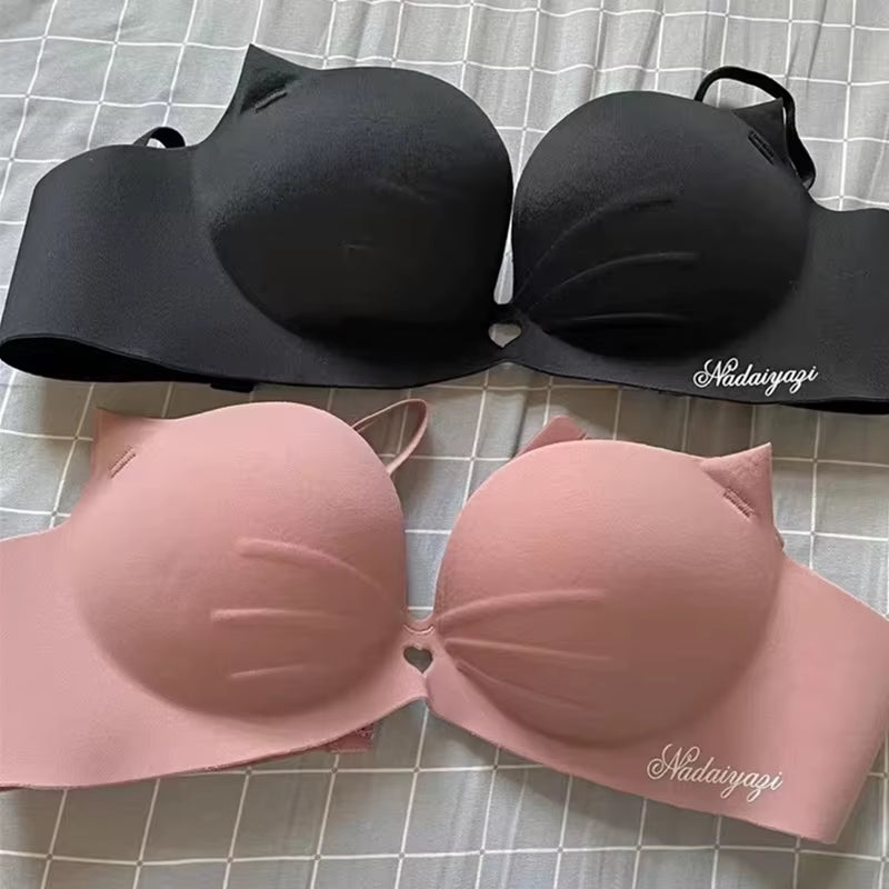 Sexy Hollow Out Bras for Women Lingerie Seamless Wireless Push up Bra Bralette Comfortable Brassiere Female Underwear Intimates