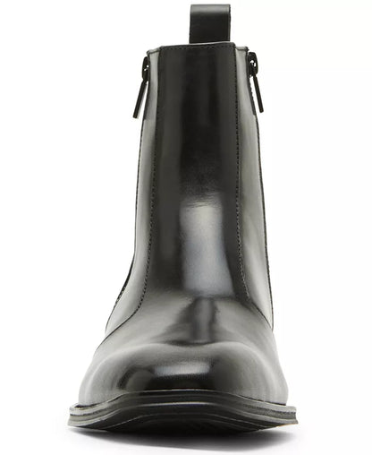 Men'S Hyphen Side-Zip Leather Dress Boot