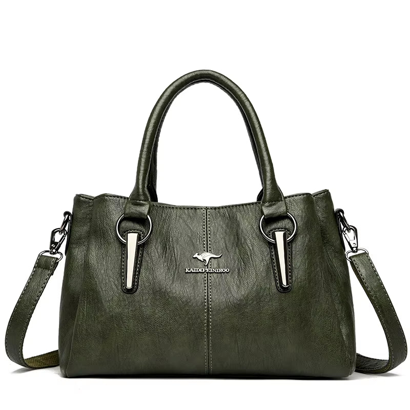High Quality Cow Leather Ladies Handbags Fashion Luxury Female Messenger Tote Bags Women Genuine Leather Shoulder Crossbody Sac