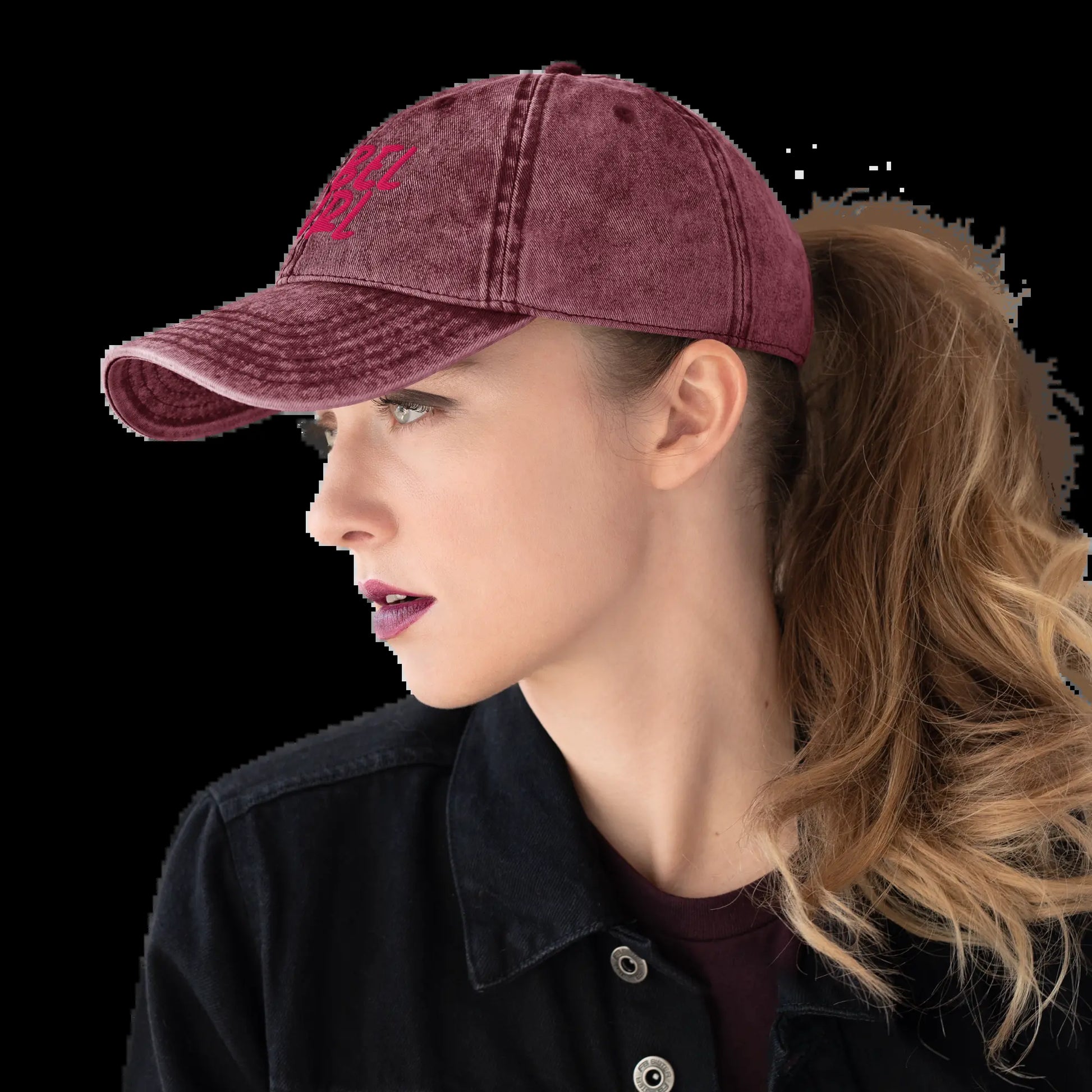 Vintage Cap REBEL GIRL Vintage Cotton Twill Cap
