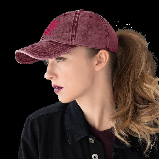 Vintage Cap REBEL GIRL Vintage Cotton Twill Cap