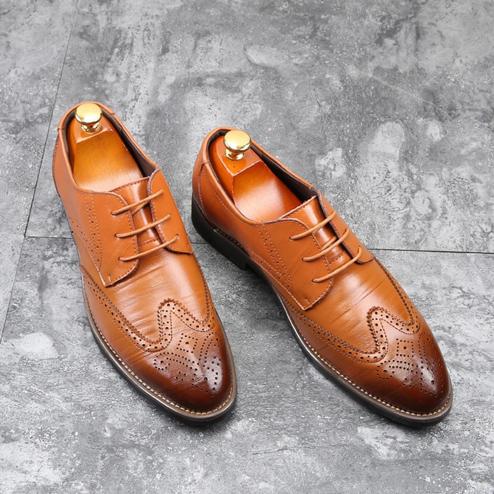 Classical Style Men'S Breathable Hollow Business Casual Pointed Shoes Mens Leather on Shoes for Women Shoes Men Casual Loafer Leather Mens Leather Dress Shoes 10 Mens Work Shoes