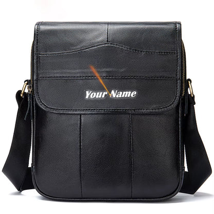MVA Men'S Genuine Leather Bag Crossbody Bags for Men Messenger Bag Men Leather Fashion Men'S Shoulder Bags Male Handbags 1121