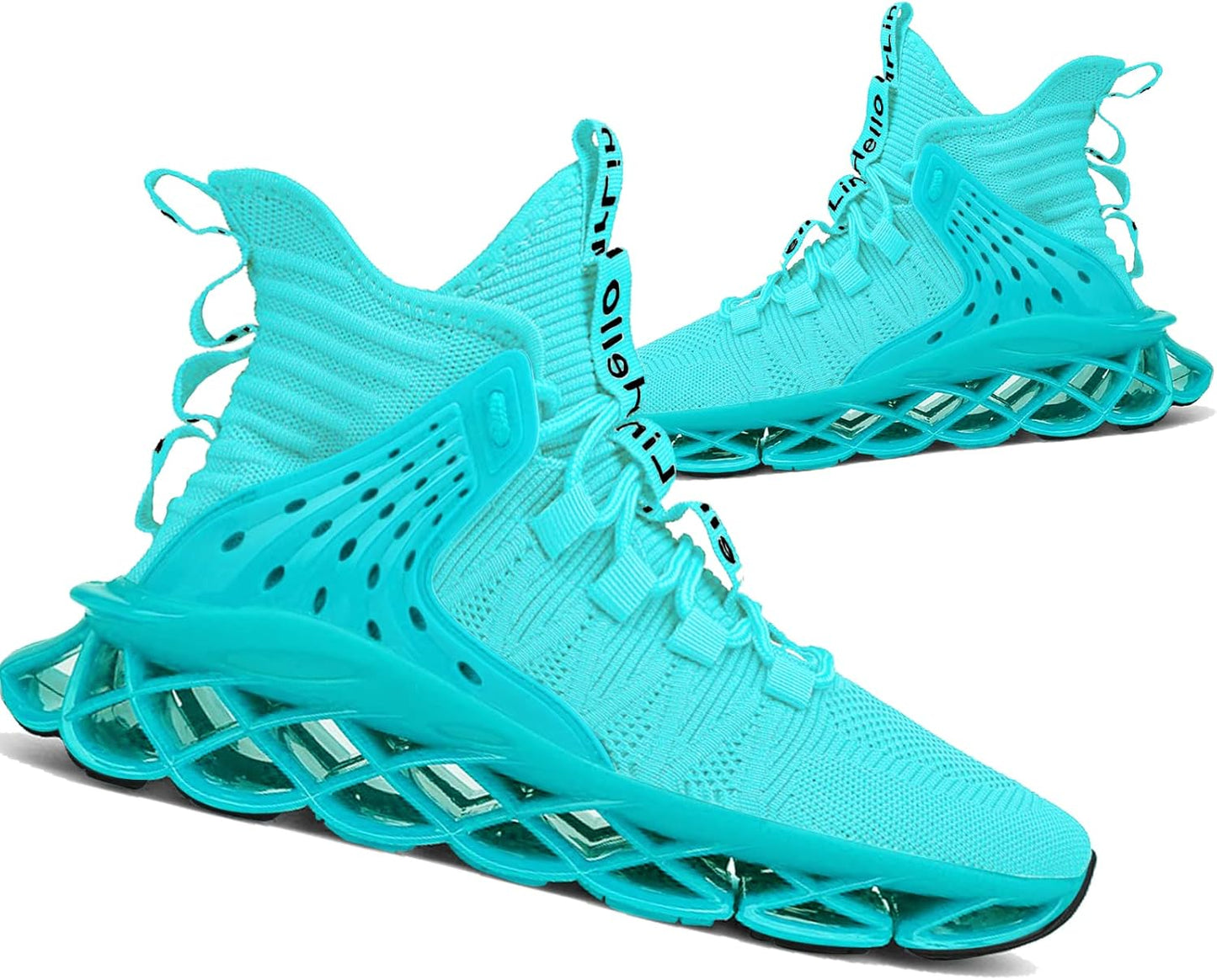 Men'S Running Shoes Non Slip Athletic Tennis Walking Blade Type Sneakers Hip Hop