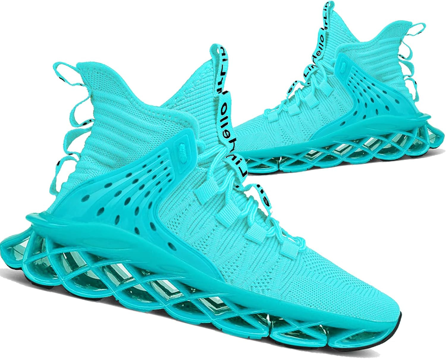 Men'S Running Shoes Non Slip Athletic Tennis Walking Blade Type Sneakers Hip Hop