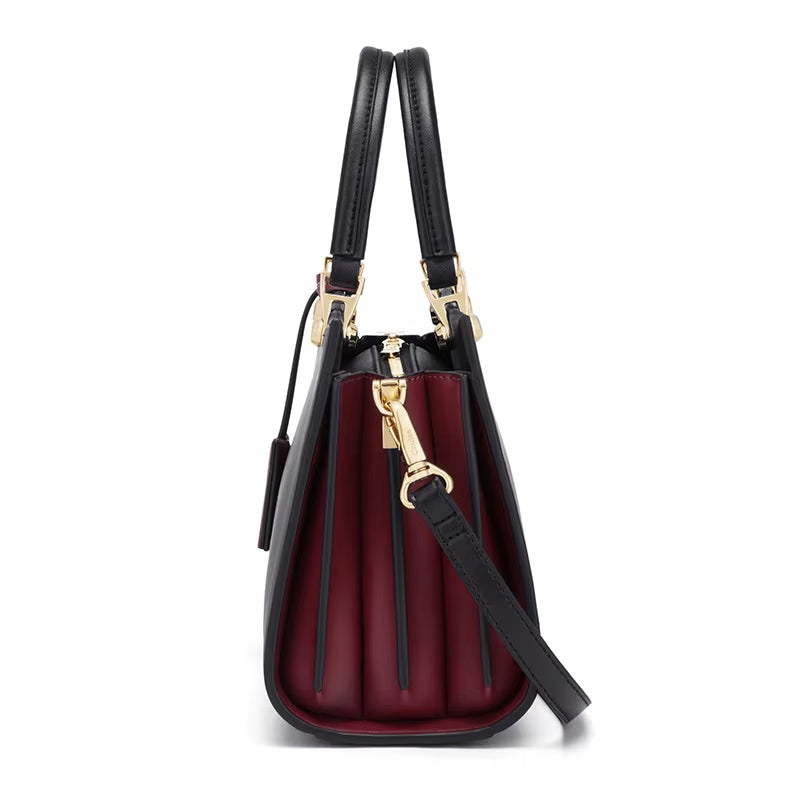 Women'S Handbags Shoulder Bags for Female Luxury Designer Top-Handle Tote Bag Purse Wallet Quality Leather