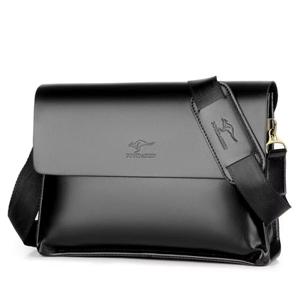 Kangaroo Men Bag Fashion Pu Leather Crossbody Bag Shoulder Men Messenger Bags Vintage Casual Designer Handbags Man Bags