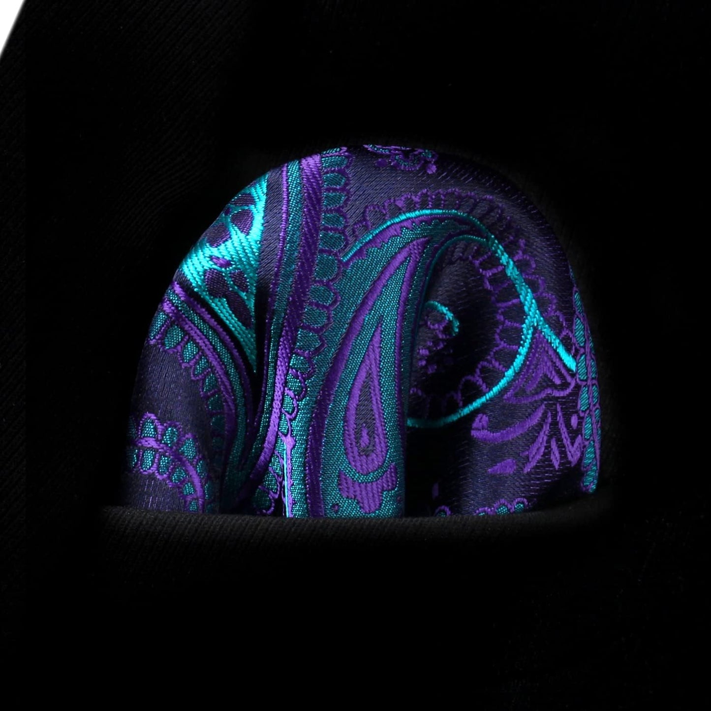 Extra Long Ties for Men Classic Floral Tie and Pocket Square Elegant Silk Necktie Handkerchief Set Wedding Party