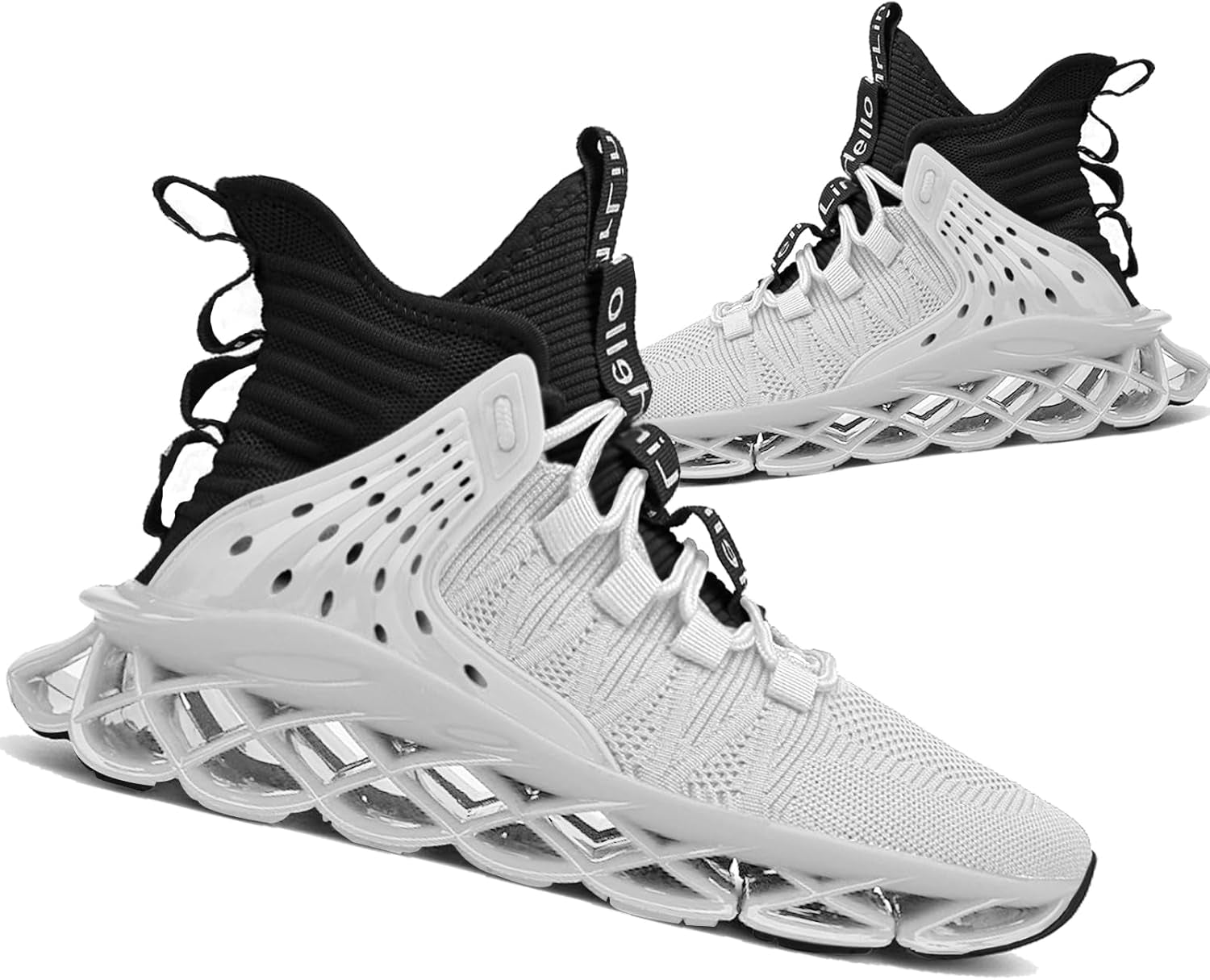 Men'S Running Shoes Non Slip Athletic Tennis Walking Blade Type Sneakers Hip Hop
