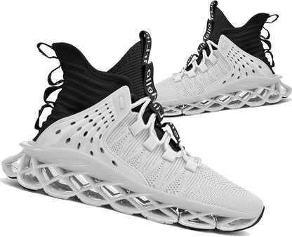 Men'S Running Shoes Non Slip Athletic Tennis Walking Blade Type Sneakers Hip Hop