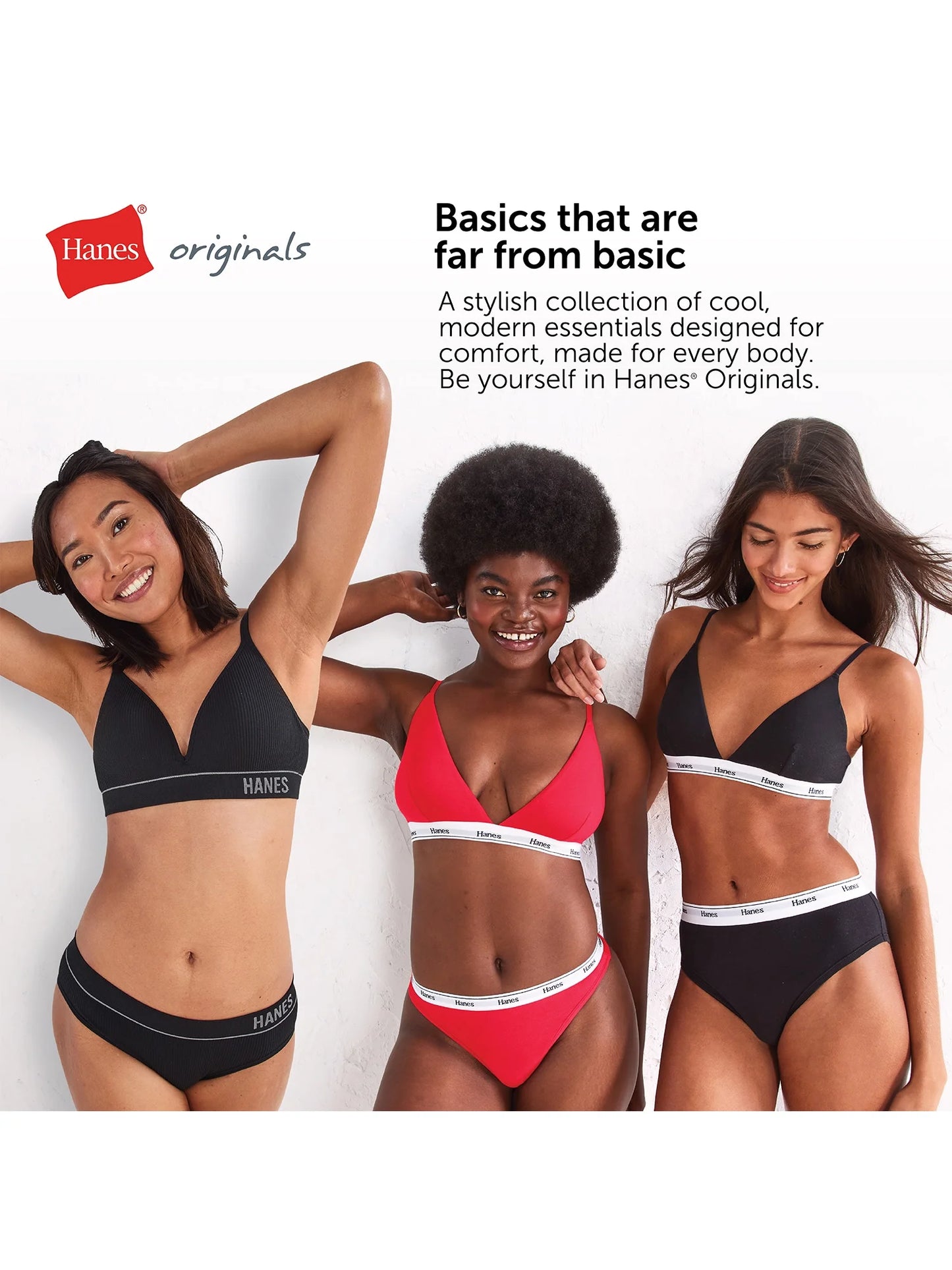 Originals Women'S Thong Underwear, Breathable Cotton Stretch, 6-Pack