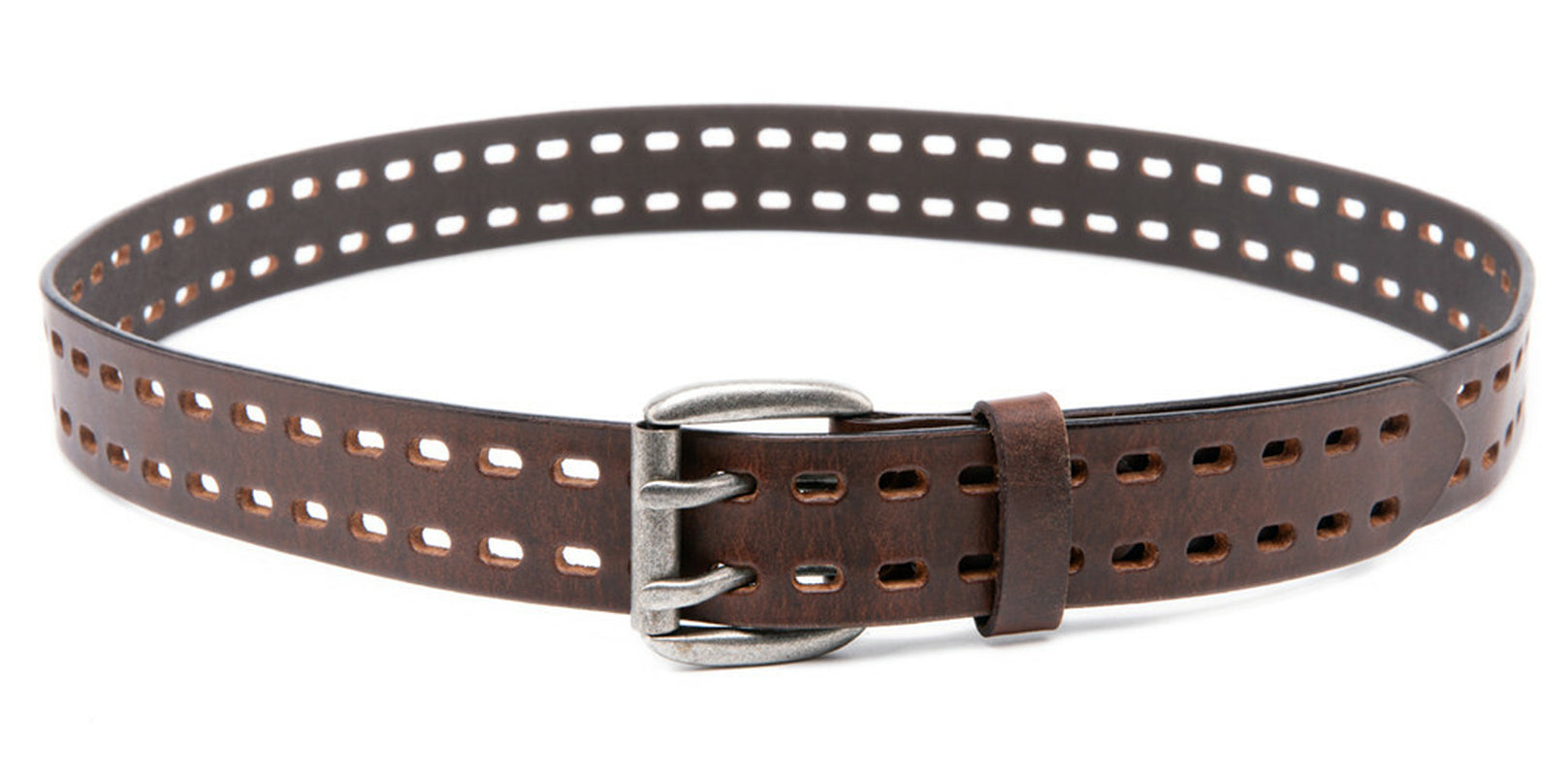 Men’S Top Grain Leather Belts for Men Genuine Solid Belt Workmen 1.5Inch Width