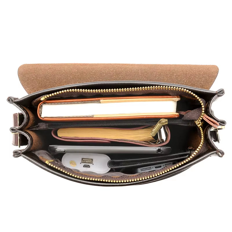 Kangaroo Men Bag Fashion Pu Leather Crossbody Bag Shoulder Men Messenger Bags Vintage Casual Designer Handbags Man Bags
