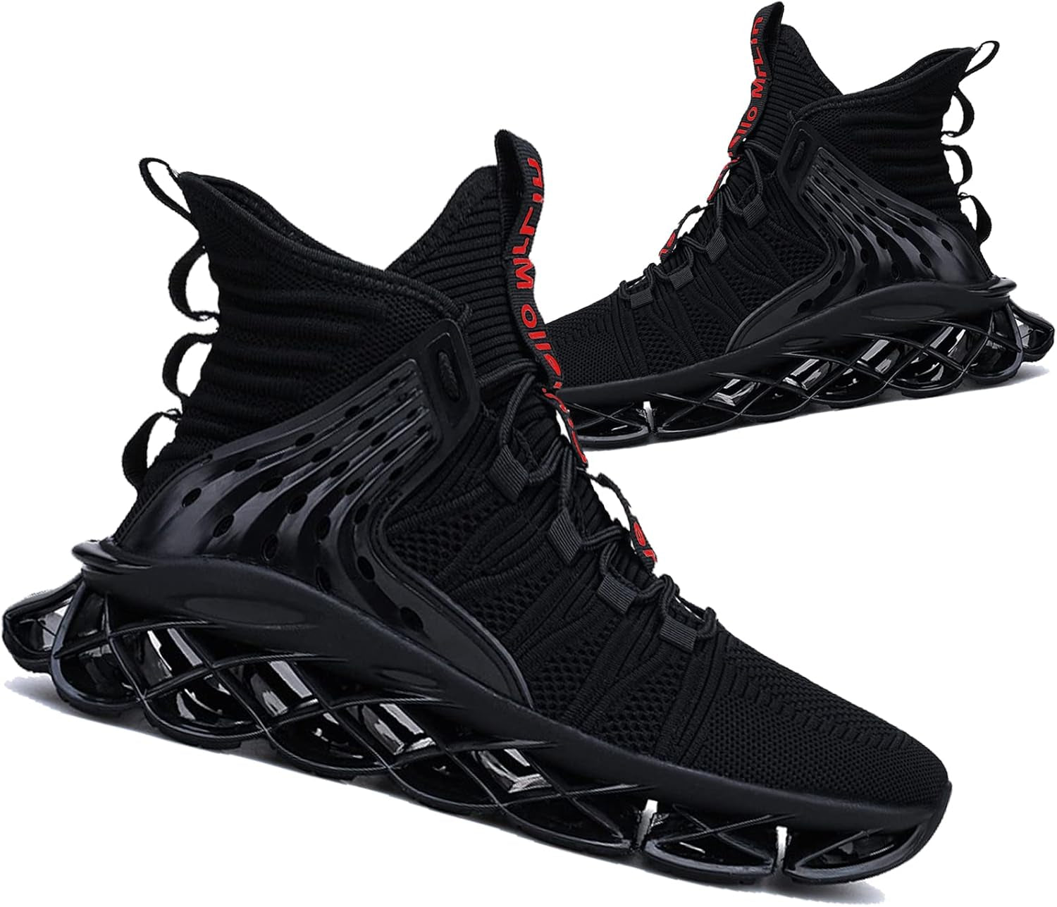 Men'S Running Shoes Non Slip Athletic Tennis Walking Blade Type Sneakers Hip Hop