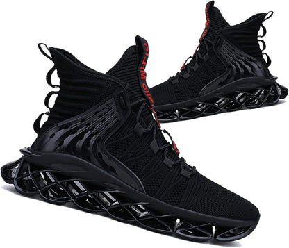 Men'S Running Shoes Non Slip Athletic Tennis Walking Blade Type Sneakers Hip Hop