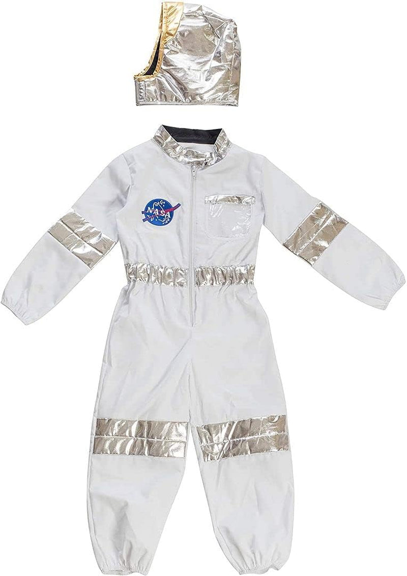 Astronaut Costume for Kids, Pretend Play Astronaut Costume Set with Accessories - Astronaut Outfit for Kids Ages 3-7