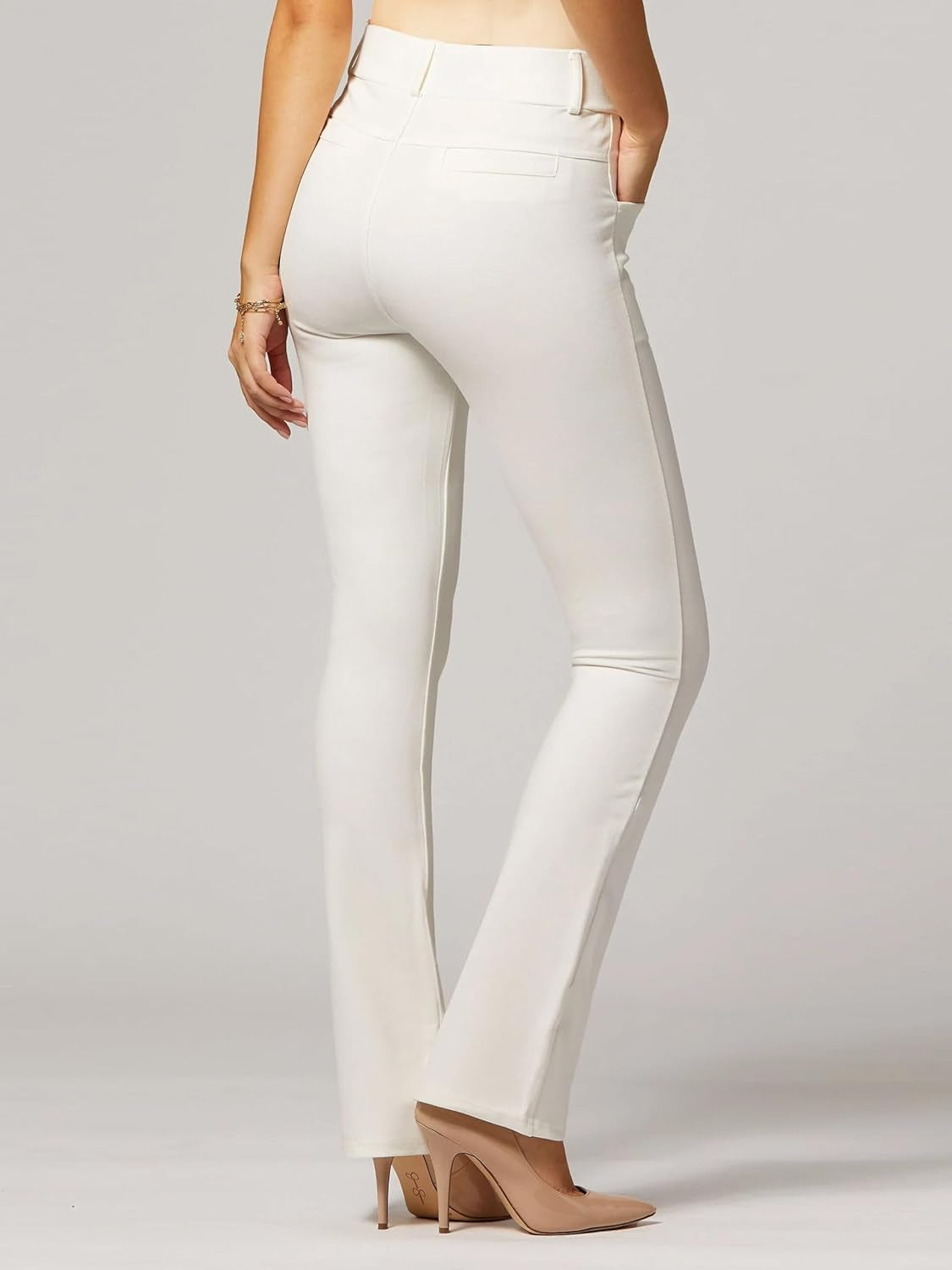 Dress Pants for Women - Bootcut with Pockets - Stretch Slacks