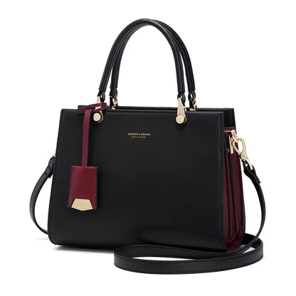 Women'S Handbags Shoulder Bags for Female Luxury Designer Top-Handle Tote Bag Purse Wallet Quality Leather