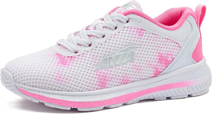 Avi Factor Slip on Girls' Sneakers - Lightweight Tennis, Athletic, Running Shoes for Girls - Toddler, Little Kid, and Big Kid Sizes 11 to 6