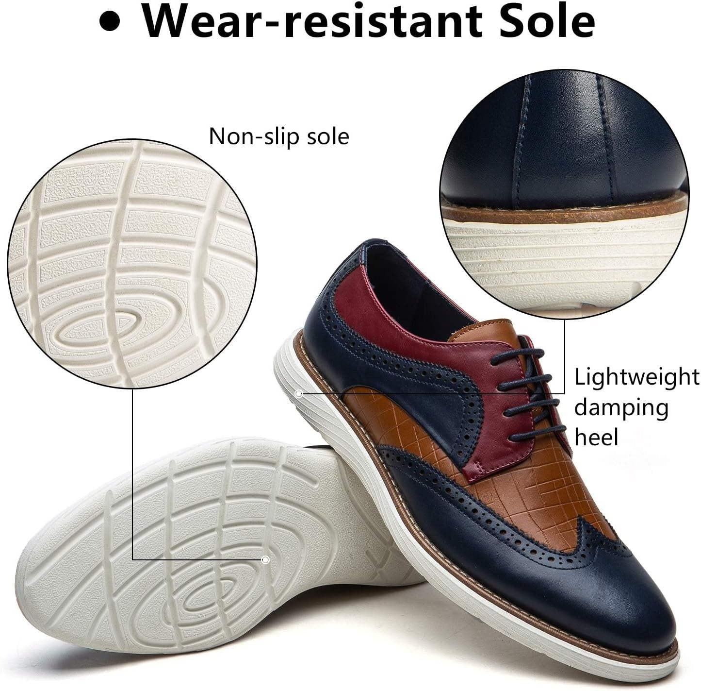 Men'S Oxford Shoes Casual Shoes for Men Casual Dress Shoes for Men